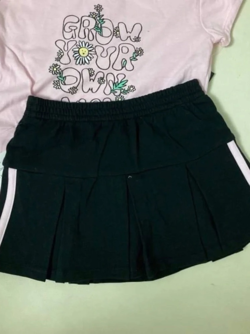 Adidas cute pink skirt top set 6234 - Picture 3 of 6